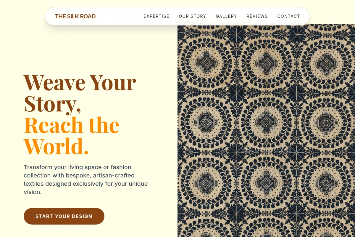 Saffron Textile Design